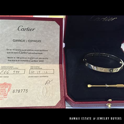 how to tell if a cartier bracelet is real|cartier certificate of authenticity.